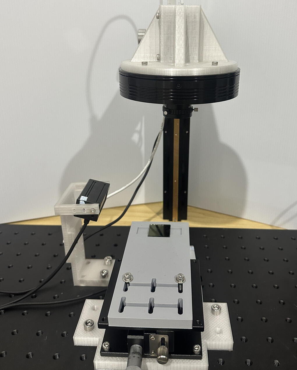 Underneath Illuminated Thin Film Sample